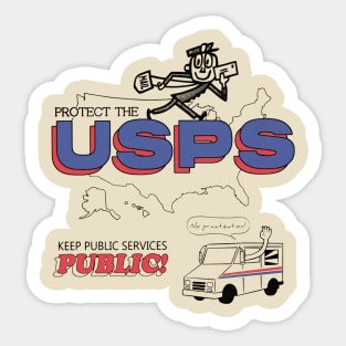 Protect The Usps Sticker